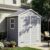 Devoko 6 x 4 FT Resin Outdoor Storage Shed with Floor, Plastic Tool Shed