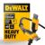 DEWALT Heavy Duty USB C Cable, Jobsite 60 Watt USB C Cable, Type-C to Type-C Cable Compatible with iPhone 17/16/15 Plus Pro Max MacBook iPad Samsung Galaxy, 10 ft, 2 Pack