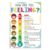 DGHIHZDHO Social Emotional Learning SEL Feelings Chart for Emotions Poster with Faces Educational Tool for Preschool Teachers Parents 8 X 12 in