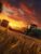Diamond Art Kits for Adults Sunset, 5D Diamond Painting Kit Farm, Easy DIY Crafts for Adults, Full Drill Cross Stitch Embroidery Kits, Hobbies for Women, Room Decor, Gifts for Women 32x44in S-2478