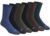 Dickies Men’s Dri-Tech Essential Moisture Control Crew Socks, Available in M-XXL (6, 12 Pairs), Dark Mix Assorted (6 Pairs), Large