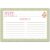 Dicksons 5.5 x 7.5 inch Olive Green Fan Mosaic Double-Sided Recipe Cards (4×6 Inch, 50-Pack) – Pink Cursive Script Lettering with Dragonfly Floral Accents, Matte Cardstock Cooking Note Cards