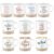 Didaey 10 Pcs Thank You Mugs Bulk Appreciation Gifts for Employee Coworkers Teachers Nurse Office Staff Inspirational Ceramic Thank You Coffee Mugs for Housekeeper Vet Tech Medical Assistant