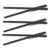 Didiseaon 6pcs Black Permanent Laundry Marker Pen for Clothes and Bags