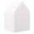 Didiseaon Unpainted Foam House Craft Supplies for Beginners 10cm White