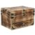 Didiseaon Vintage Wooden Treasure Chest Storage Box for Jewelry, Coffee