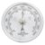 Didiseaon Wall Mounted Silver Barometer with Real Time Pressure Monitoring, Aluminum-Magnesium Alloy Construction, Easy Read Design for Study and Living Room Use