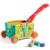 Didklom Baby Walker Musical Push Toy for Toddlers 18+ Months – Educational Activity Wagon with Building Blocks, Learning Walking Assistant with Adjustable Handle for Baby Boys & Girls