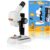 DieMaus Microscope with LED Lighting, 20x Magnification, Lightweight and Portable, for Children from 6 Years