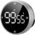 Digital Kitchen Timer with Magnetic – Visual Timer with Large LED Display, Pomodoro Classroom Timers with 3-Preset Times, Volume Adjustable, Countdown & Count Up Timers for Cooking
