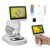 Digital Microscope for Kids, 100x-1600x Portable Microscope with 8 Adjustable LED Lights for Adults, 4.0” Inch IPS Screen,8G SD Card Included