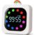 Digital Visual Timer for Kids, Rechargeable 99-Minute Countdown with 12-Star Rainbow LED Display, 9 Color Modes, Silent Mode & Pause, Timer for Classroom, Home & Kitchen