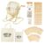 DigNew Deluxe Wooden Bingo Game Set with Large Metal Bingo Cage, 25 Reusable Bingo Cards, 75 Wooden Bingo Balls & Number Board, 700 Chips – Bingo Game for Adults, Family Game Night & Large Groups