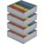 DIMJ Drawer Organizer, Set of 4 Foldable Non-Woven Drawer Dividers, 24 Compartments Socks, Drawer Organizer Drawer Separators Drawer Organizer, Light Grey