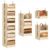 DIMJ Hanging Closet Organizer – 6-Tier Modular Hanging Shelves with Zippers Hooks, Collapsible Baskets for RV, Dorm, Small Spaces, Fabric Storage Bins for Clothes, Handbags
