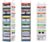 DIMJ Weekly Clothes Organizer for Kids – 2 in 1 Hanging Closet Organizer 6-Shelf Daily Monday Friday and Weekend Hanging Shelf Over the Door/Closet, for School Outfits for Girls/Boys, White