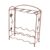 DimyFew 2-Tier Stackable Standing Rack Modern No Assembly Required Stemware 2-Tier Stackable Standing for Cellar, Bronze