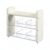 DimyFew Storage Shelf Tea Packet Organizer Coffee Pod Holder Countertop Rack With Transparent Compartments Saving Organizer Suitable for office breakroom home use, Cream, Cream