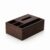 DimyFew Tissue Holder Tissue Box Organizer Dispenser Storage Walnut Wood Unit with Storage Slots for Pens Remotes and Office, New Chinese Style Walnut Wood Multifunctional Tissue Box – Square Corner