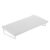 DINHEAROM Heavy Duty White Plastic Wall Mounted Pegboard Shelf with Tool-Free Installation, for Craft Room and Garden, Strong Load Capacity Wall Organizer for Tools and Keys