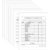 Dinifee 800 Pcs Currency and Coin Record Forms 5.5 x 4.25 Inch Deposit Slips Paper Currency & Coin Counting Record Sheets Bank Forms for Fundraiser Church or Christian College Universities