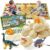 Dino Fossil Eggs Dinosaur Toys – 12 Dinosaur Eggs Dig Excavation Kit w Play Mat for Kids Ages 5-7 Easter Basket Essentials STEM Toy Christmas Birthday Gift for Boys Girls 3 4 5 6 7 8 + 8-13 Years Old