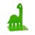 Dinosaur Metal Bookends, 2-Pcs Cartoon Iron Desktop Book Storage Rack