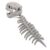 Dinosaur Skeleton Costume, Plush Halloween Costume for Party