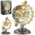 Dinosaur Skull Fossils Globe Building Set, 360° Rotatable Globe Model