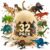 Dinosaur Toys, 32 Pack Realistic Dino Figures with Storage Egg for Kids
