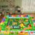 DINSUMRUG Kids Rugs for Toy Cars Playroom 59″×39.4″ ABC Farm Life Road Traffic Kids Car Road Rugs Village Map Play Mat for Boys Room Family Tummy Time Playtime Learning Carpet