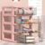 Dioche Storage Drawers Box Transparent Plastic Multilayer Desktop Storage Box with Handle, Small Drawer for Office Supplies and books. (White Four Layers)