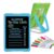 Discovery Neon Glow Drawing Easel w/ 6 Color Markers, Built-in Kickstand/Wall Mount, 5 Light Modes, Easy Clean/Washable, Wide Screen, Flat Storage, Portable Travel Activity, Electronic Activity
