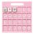 Disflmm Solo Mahjong Board Practice Charleston Trainer, Pink Tabletop Passing Guide & Visual Cheat Sheet Accessory for American Mah Jongg Beginners Learning Rules