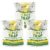 Disposable Fly Traps Outdoor 4 Pack, Natural Pre-Baited Hanging Fly Bags, Non-Toxic Bug Catcher for Outside Home, Garden, Pool, Patio, Camping, BBQ Area, Backyard, Picnic & Flying Insect Pest Control.
