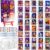 Dispowreath 40 Set Halloween Pre Printed Canvas for Painting 5×7, Cute