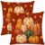Ditother Fall Pillow Covers 16×16 Set of 2, Thanksgiving Fall Decor