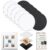 DIY Clear Acrylic Fridge Magnet Kit, Custom Magnets for Photo Refrigerator with Adhesive, Rectangle Round Thin Memory Transparent Picture Backing, Maqnet Photoes Frames Make Own
