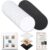 DIY Clear Acrylic Fridge Magnet Kit, Custom Magnets for Photo Refrigerator with Adhesive, Rectangle Round Thin Memory Transparent Picture Backing, Maqnet Photoes Frames Make Own