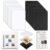 DIY Clear Acrylic Fridge Magnet Kit, Custom Magnets for Photo Refrigerator with Adhesive, Rectangle Round Thin Memory Transparent Picture Backing, Maqnet Photoes Frames Make Own
