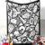 DIY Coloring Blanket, Coloring Blankets for Adults 60 in X 50 in, Halloween Blanket with Markers