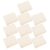 DIYEAH 10pcs Wide Bottom Manila File Folders Tear-Resistant Contract File Organizer with Expansion for Office Document Management Home School Business Storage Beige