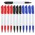 DIYEAH 12pcs Whiteboard Marker Pens with Eraser, Fine Point 0.5mm