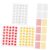 DIYEAH 30sheet Small Colorful Star Stickers for Motivational Reward Paper Stickers with Easy Peel and Stick Feature, Portable Creative Star Shape for Classroom, Homeschool, and Arts