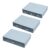 DIYEAH 3PCS Stackable Drawer Storage Boxes, Desk Organizer, 9×6.5x2in