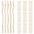 DIYEAH 50pcs Natural Wood Craft Sticks for DIY Projects and Home Decor, Resistant to Deformation with Versatile Use in Crafting and Model Making