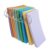 DIYEAH Horizontal Lined Index Cards Made of Paper 9pcs with Iron Ring Binder, Portable and Rearrangeable Note Cards Random Color for Study and Note Taking in Class or Office