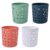 DIYEAH Pen Holders Desktop Storage Containers 4pcs Decorative Five-pointed Star Hollowed Multi-functional Made of Sturdy Pp Plastic Compartment Design for Home and Office Use