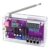 DIY FM Radio Kit, Electronics Soldering Practice Project with RDA5807 Chip, Digital Display, Telescopic Antenna, STEM Science Learning, USB Power, Clear Case, 4.06 by 2.68 by 1.20 in