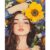 DIY Girl in Bloom Paint by Numbers Kits Drawing Paintwork on Canvas 17